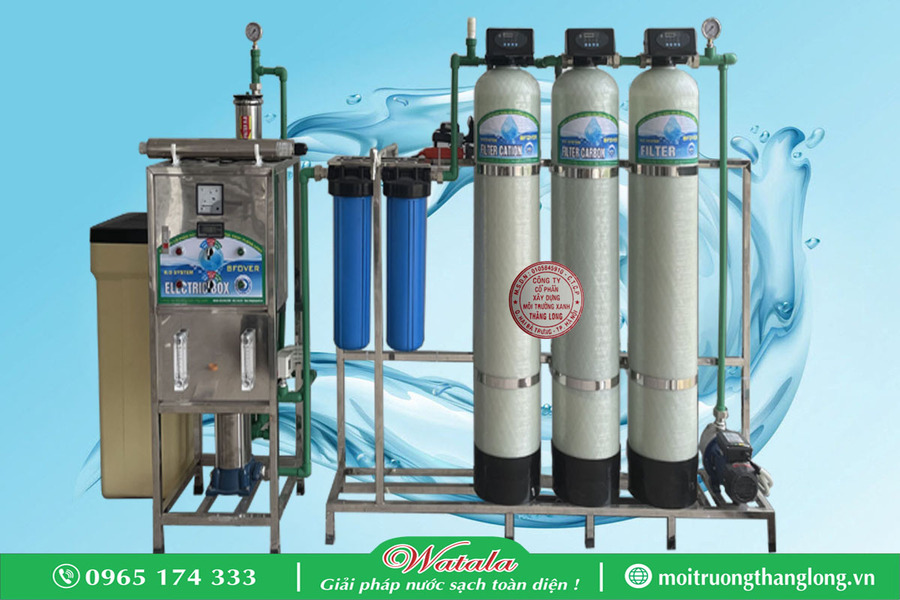 Hệ Thống Lọc Nước RO Sản Xuất Nước Tẩy Rửa