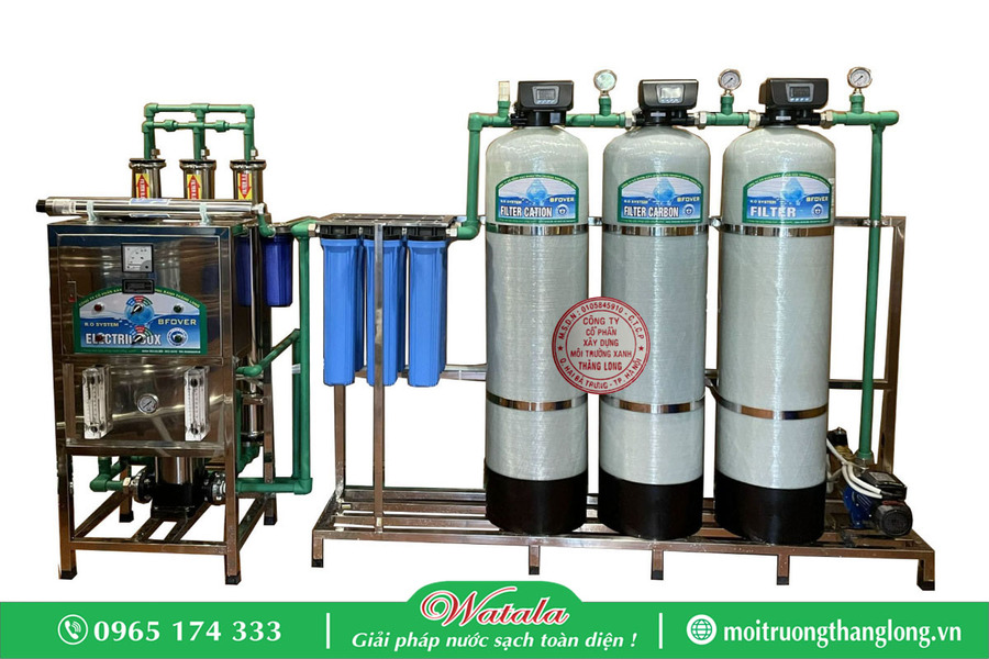 Hệ Thống Lọc Nước RO Sản Xuất Nước Tẩy Rửa